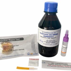 Kit para Coprograma, Utilizado para Determinar Sangre Oculta (FOB), pH y Azucares Reductores en Materia Fecal